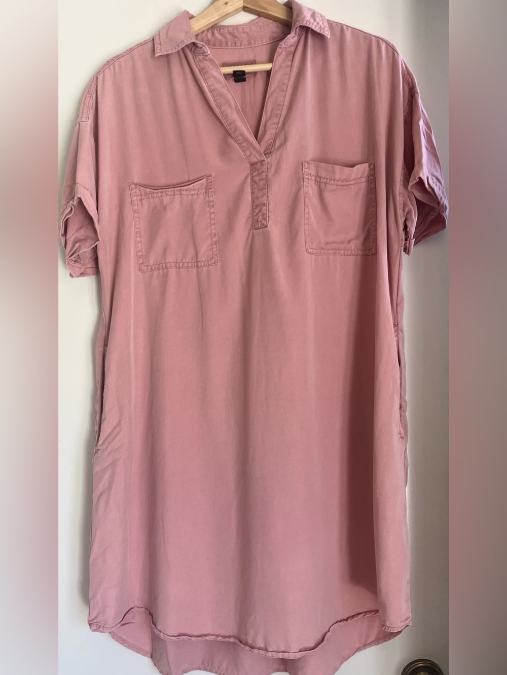 3/$25🎃Universal thread Casual Dusty Rose Shirt Dress M